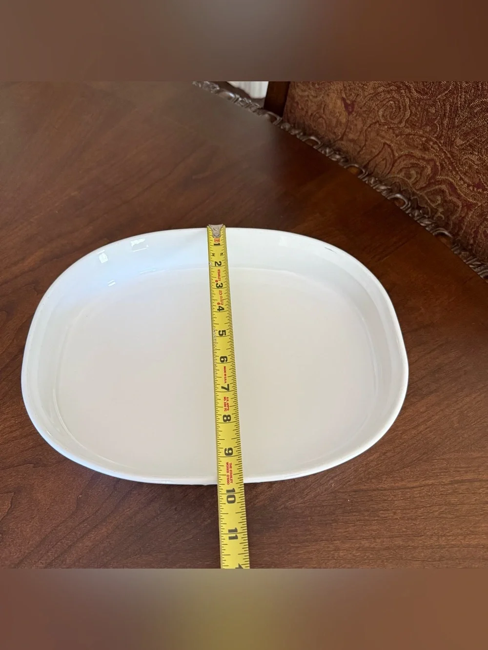 Corning Ware French White F-4-B 2.5 Liter Casserole Oval Baking Dish